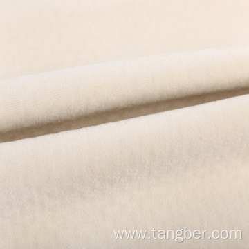 heavyweight knitted 100% polyester bonded soft fleece fabric